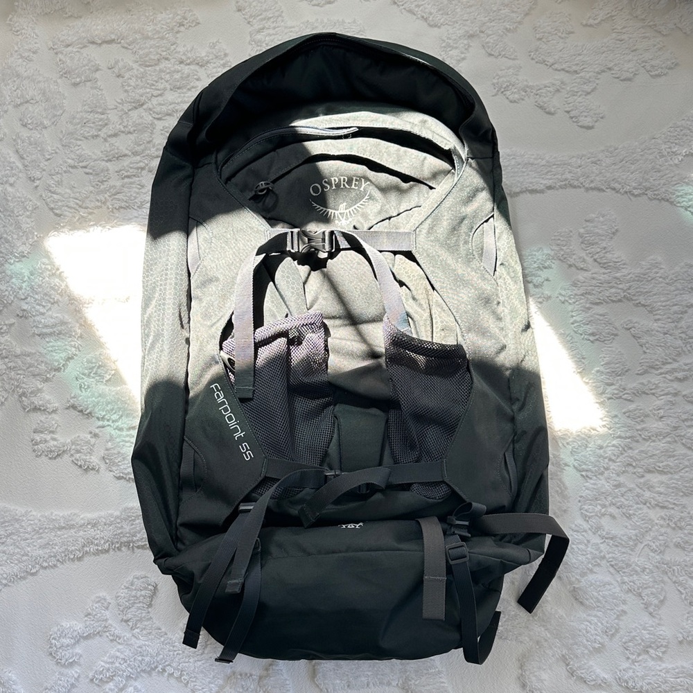 Osprey Black and Gray Men's Backpack
